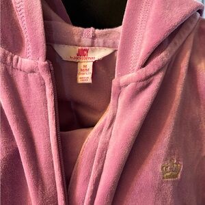 Juicy Couture Lavender Velour Jacket
